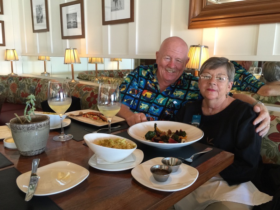 Sue celebrates her 65th birthday on Catalina